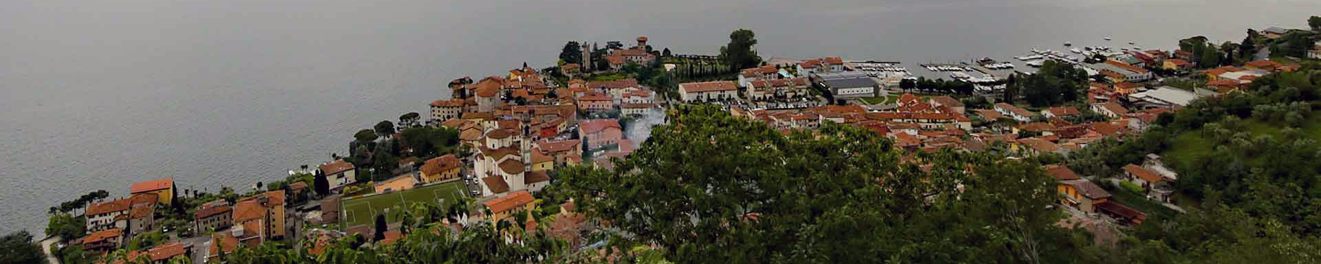 Vista dall'alto del centro abitato